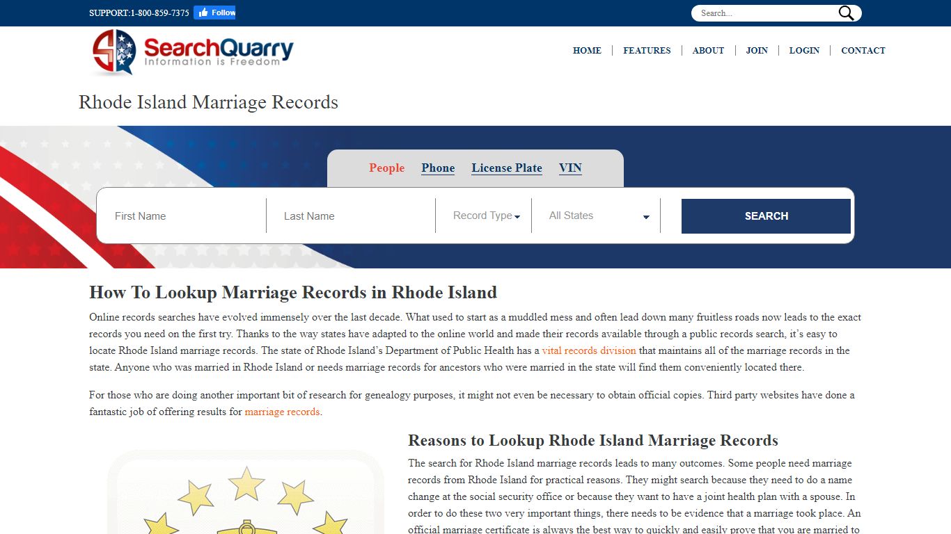 Free Rhode Island Marriage Records | Enter a First & Last Name To Begin